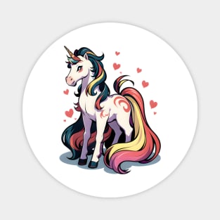 Unicorn Rainbow 12 Magnet